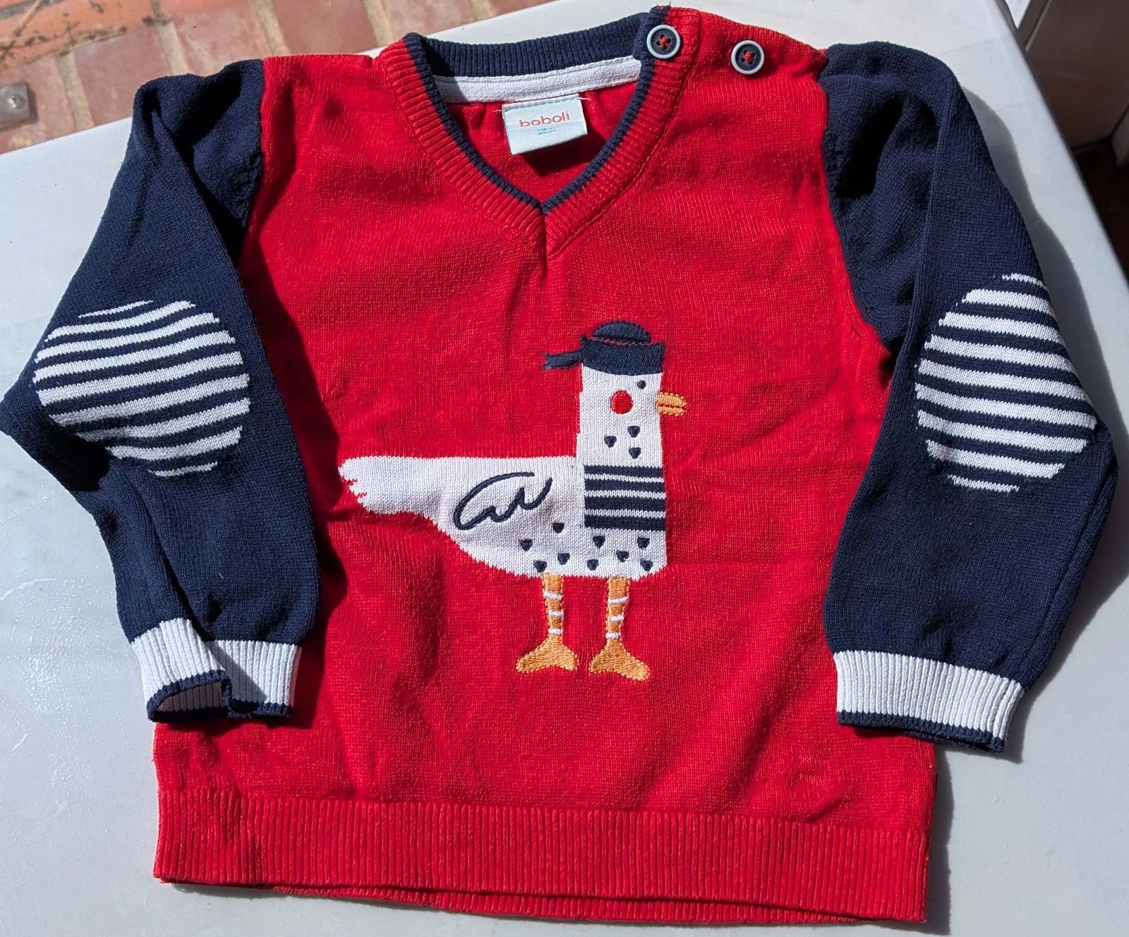 Pull fin boboli 18 mois